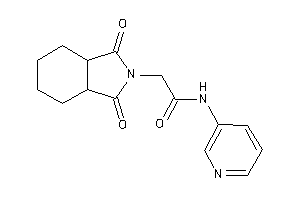 2-(1,3-diketo-3a,4,5,6,7,7a-hexahydroisoindol-2-yl)-N-(3-pyridyl)acetamide