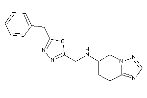 (5-benzyl-1,3,4-oxadiazol-2-yl)methyl-(5,6,7,8-tetrahydro-[1,2,4]triazolo[1,5-a]pyridin-6-yl)amine