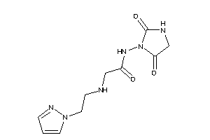 N-(2,5-diketoimidazolidin-1-yl)-2-(2-pyrazol-1-ylethylamino)acetamide