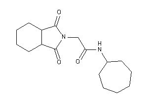 N-cycloheptyl-2-(1,3-diketo-3a,4,5,6,7,7a-hexahydroisoindol-2-yl)acetamide