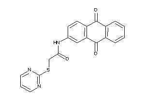 N-(9,10-diketo-2-anthryl)-2-(2-pyrimidylthio)acetamide