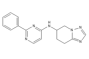 (2-phenylpyrimidin-4-yl)-(5,6,7,8-tetrahydro-[1,2,4]triazolo[1,5-a]pyridin-6-yl)amine