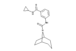 N-[3-(cyclopropylcarbamoyl)phenyl]-8-azabicyclo[3.2.1]octane-8-carboxamide