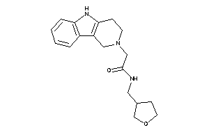 N-(tetrahydrofuran-3-ylmethyl)-2-(1,3,4,5-tetrahydropyrido[4,3-b]indol-2-yl)acetamide