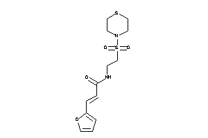 3-(2-furyl)-N-(2-thiomorpholinosulfonylethyl)acrylamide