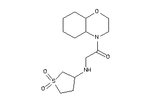 1-(2,3,4a,5,6,7,8,8a-octahydrobenzo[b][1,4]oxazin-4-yl)-2-[(1,1-diketothiolan-3-yl)amino]ethanone