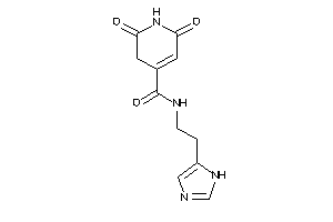 N-[2-(1H-imidazol-5-yl)ethyl]-2,6-diketo-3H-pyridine-4-carboxamide