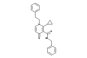 N-benzyl-2-cyclopropyl-4-keto-1-phenethyl-nicotinamide