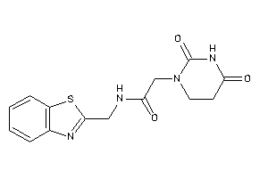 N-(1,3-benzothiazol-2-ylmethyl)-2-(2,4-diketohexahydropyrimidin-1-yl)acetamide