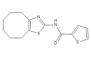 N-(4,5,6,7,8,9-hexahydrocycloocta[d]thiazol-2-yl)thiophene-2-carboxamide