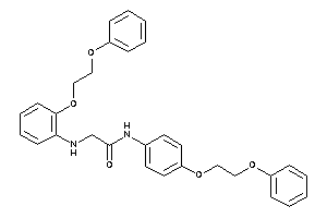 Image of 2-[2-(2-phenoxyethoxy)anilino]-N-[4-(2-phenoxyethoxy)phenyl]acetamide