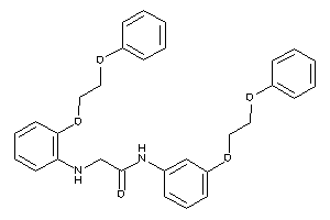 2-[2-(2-phenoxyethoxy)anilino]-N-[3-(2-phenoxyethoxy)phenyl]acetamide