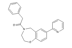 2-phenyl-1-[7-(2-pyridyl)-3,5-dihydro-2H-1,4-benzoxazepin-4-yl]ethanone