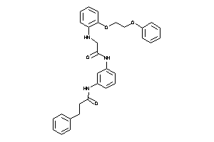 Image of N-[3-[[2-[2-(2-phenoxyethoxy)anilino]acetyl]amino]phenyl]-3-phenyl-propionamide