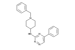 (1-benzyl-4-piperidyl)-(5-phenyl-1,2,4-triazin-3-yl)amine