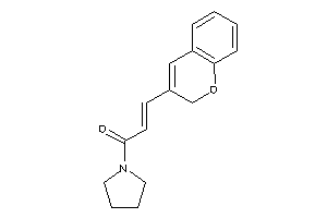 3-(2H-chromen-3-yl)-1-pyrrolidino-prop-2-en-1-one