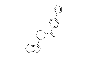 [3-(6,7-dihydro-5H-pyrrolo[2,1-c][1,2,4]triazol-3-yl)piperidino]-(4-imidazol-1-ylphenyl)methanone