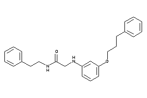 Image of N-phenethyl-2-[3-(3-phenylpropoxy)anilino]acetamide