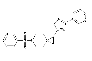 3-(3-pyridyl)-5-[6-(3-pyridylsulfonyl)-6-azaspiro[2.5]octan-1-yl]-1,2,4-oxadiazole