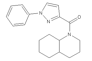 3,4,4a,5,6,7,8,8a-octahydro-2H-quinolin-1-yl-(1-phenylpyrazol-3-yl)methanone