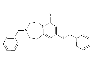 Image of 9-benzoxy-3-benzyl-1,2,4,5-tetrahydropyrido[2,1-g][1,4]diazepin-7-one