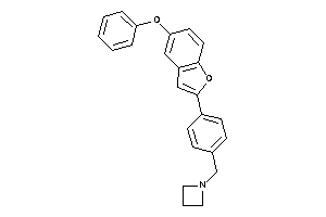 1-[4-(5-phenoxybenzofuran-2-yl)benzyl]azetidine