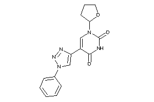 5-(1-phenyltriazol-4-yl)-1-(tetrahydrofuryl)pyrimidine-2,4-quinone