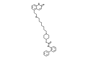 N-(2-phenylphenyl)carbamic Acid [1-[7-[2-(2-keto-1H-quinolin-5-yl)ethylamino]heptyl]-4-piperidyl] Ester