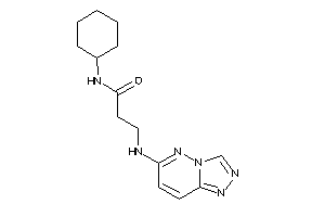 N-cyclohexyl-3-([1,2,4]triazolo[3,4-f]pyridazin-6-ylamino)propionamide