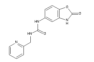 1-(2-keto-3H-1,3-benzoxazol-5-yl)-3-(2-pyridylmethyl)urea