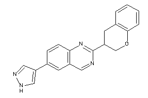 2-chroman-3-yl-6-(1H-pyrazol-4-yl)quinazoline