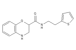 Image of N-[2-(2-thienyl)ethyl]-3,4-dihydro-2H-1,4-benzoxazine-2-carboxamide