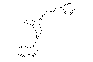 1-[8-(3-phenylpropyl)-8-azabicyclo[3.2.1]octan-3-yl]benzimidazole