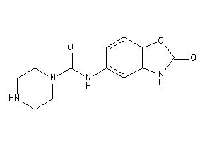 N-(2-keto-3H-1,3-benzoxazol-5-yl)piperazine-1-carboxamide