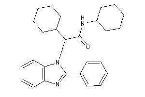 Image of N,2-dicyclohexyl-2-(2-phenylbenzimidazol-1-yl)acetamide