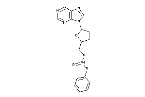 9-[5-(phenoxyphosphonoyloxymethyl)tetrahydrofuran-2-yl]purine