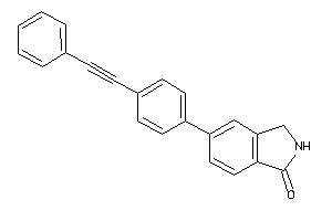 5-[4-(2-phenylethynyl)phenyl]isoindolin-1-one