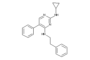 Image of Cyclopropyl-[4-(phenethylamino)-5-phenyl-pyrimidin-2-yl]amine