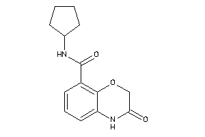 N-cyclopentyl-3-keto-4H-1,4-benzoxazine-8-carboxamide