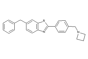 2-[4-(azetidin-1-ylmethyl)phenyl]-6-benzyl-1,3-benzothiazole