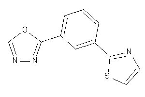 2-(3-thiazol-2-ylphenyl)-1,3,4-oxadiazole