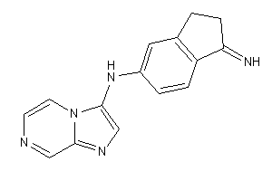 Imidazo[1,2-a]pyrazin-3-yl-(1-iminoindan-5-yl)amine