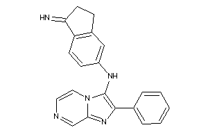 (1-iminoindan-5-yl)-(2-phenylimidazo[1,2-a]pyrazin-3-yl)amine