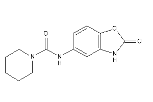 N-(2-keto-3H-1,3-benzoxazol-5-yl)piperidine-1-carboxamide