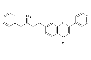 7-(3-benzylbut-3-enyl)-2-phenyl-chromone