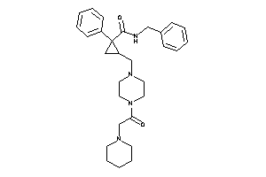 N-benzyl-1-phenyl-2-[[4-(2-piperidinoacetyl)piperazino]methyl]cyclopropanecarboxamide