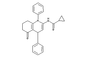 N-(5-keto-1,4-diphenyl-4,6,7,8-tetrahydroquinolin-2-yl)cyclopropanecarboxamide