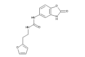 1-[2-(2-furyl)ethyl]-3-(2-keto-3H-1,3-benzoxazol-5-yl)urea