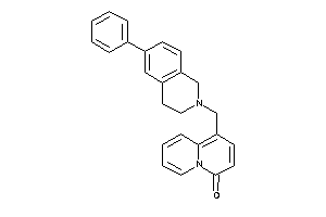 Image of 1-[(6-phenyl-3,4-dihydro-1H-isoquinolin-2-yl)methyl]quinolizin-4-one