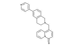 1-[[6-(4-pyridyl)-3,4-dihydro-1H-isoquinolin-2-yl]methyl]quinolizin-4-one